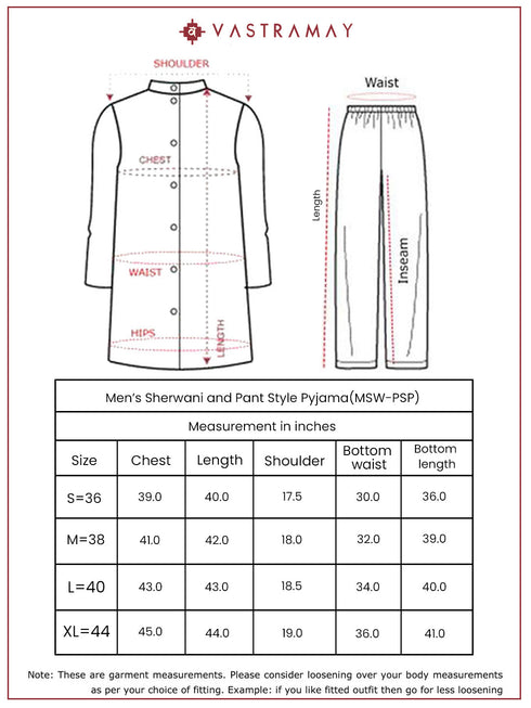 Men's Black Cotton Blend Sherwani Pant And Dupatta Set